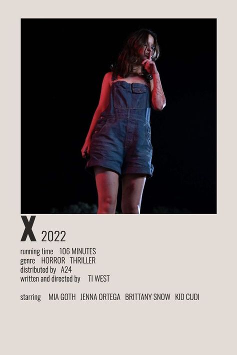 X Polaroid Vintage Minimalist Movie Poster Mia Goth Jenna Ortega #x #horror #movieposters #polaroidposters #minimalistposters #vintageposters #jennaortega #miagoth #brittanysnow #tiwest X Horror Movie Poster, X Jenna Ortega Movie Poster, X Poster Movie A24, Horror Movie Classics, X Movie Poster Mia Goth, X Mia Goth Movie, Horror Movie Prints, Horror Movie Posters Polaroid, X Poster Movie