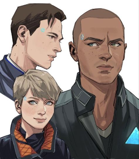 Gavin Reed, Detroit Art, Detroit: Become Human, Quantic Dream, Detroit Become Human Connor, Becoming Human, Detroit Being Human, I Like Dogs, Human Drawing