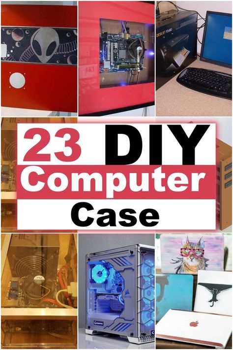 It's easy to build a PC that's perfect for your home or office, with an awesome DIY Computer Case - How To Build A Computer Case, so check out this tutorial. Computer Case Design, Custom Pc Build, Unique Pc Build, Pc Case Diy, Pc Builds, Pc Case, Pc Build, Pc Builds Gaming, Custom Computers