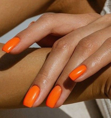 Orange Toe Nails, Nails July, Polished Nails, Hand Photography, Orange Nails, Nails Inspo, Mani Pedi, Brown Skin, Nail Tech