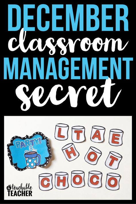 My secret to amazing classroom management in the month of behavior. This December behavior incentive works in every elementary classroom! FREE templates. December Behavior Incentive, Good Behavior Rewards, Student Behavior Chart, Teaching Decor, Class Party Ideas, Incentive Ideas, Class Incentives, December Lessons, December Ideas