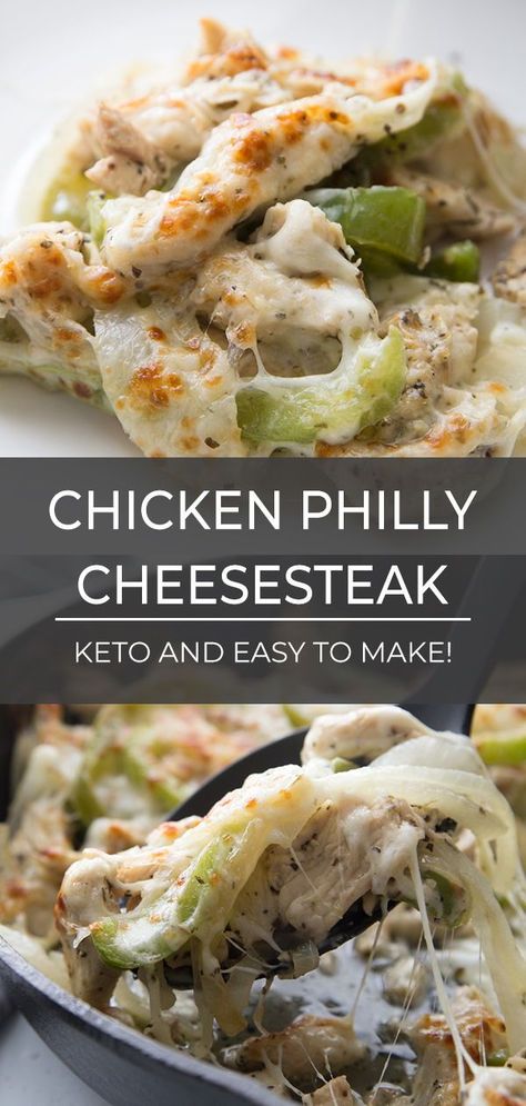 Philly Cheesesteak Keto, Chicken Philly Cheesesteak, Chicken Cheesesteak, Chicken Philly, Low Fat Low Carb, Low Carb Low Fat Recipes, Boiled Egg Diet Plan, Best Low Carb Recipes, Philly Cheesesteak