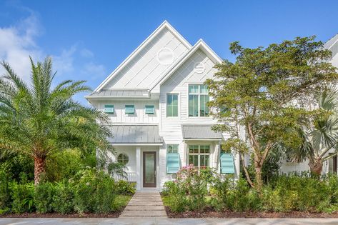 Residences on Sixth - Beach Style - Exterior - Other - by Cardamon Design | Houzz Row House Interior Design, Row House Interior, Naples Florida Homes, Florida House Exterior, Florida Cottage, Interior Design Gallery, House Interior Design, Florida House, Hall Design