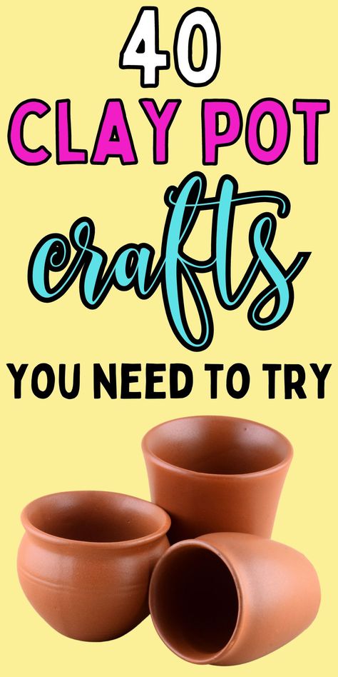 Small Pots Ideas, Small Terracotta Pots Crafts, Tiny Clay Pot Crafts, Small Clay Pot Crafts, Clay Pot Crafts Diy, Pot Art Ideas, Ideas For Clay Pots, Pot Decorating Ideas, Planter Crafts