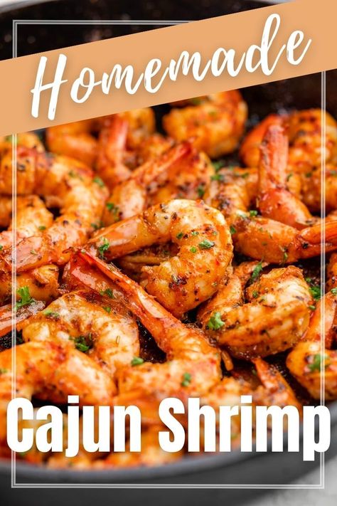 Cajun shrimp is easy to prepare and bursting with bold flavors, making it the perfect choice for busy weeknights or special occasions. Whether you're a seafood lover or just looking to try something new, this recipe is sure to please. Stay At Home Chef Recipes, Seafood Sandwiches, Cajun Shrimp Recipes, The Stay At Home Chef, Stay At Home Chef, Scampi Recipe, Easy Skillet, Shrimp Recipes For Dinner, Shrimp Seasoning