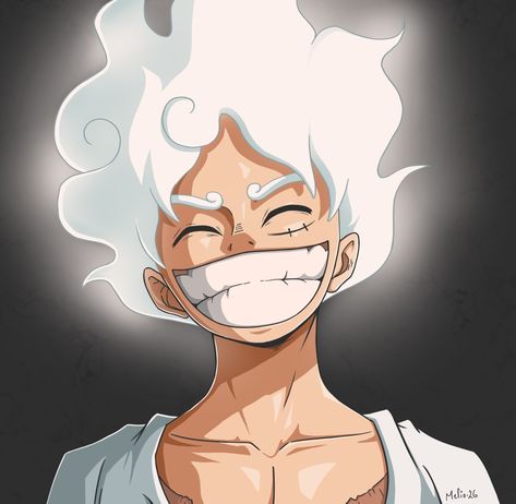 Luffy 5th Gear Luffy 5th Gear, Joyboy Luffy, Luffy Gear 5th, One Piece Luffy Gear 5, Easy Portrait, Easy Portrait Drawing, One Piece Cartoon, Luffy Gear 5, Dragon Ball Art Goku