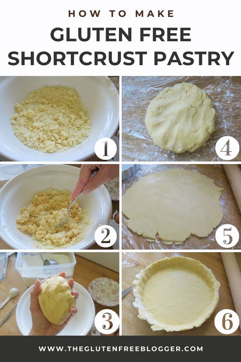 Gf Pastry Recipe, Gluten Free Short Crust Pastry, Gf Pastry Dough, Gluten Free Shortcrust Pastry Recipe, Gluten Free Dough Recipe, Gluten Free Pastry Recipes, Gluten Free Pastry Dough, Gluten Free Pastries, Coeliac Recipes