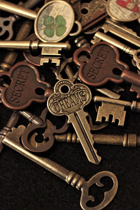 Keys to my Dreams | Fun with macro photography | Cathy Shrout | Flickr Old Fashioned Key, Key Crafts, Old Keys, Old Key, Object Photography, Antique Vanity, Antique Keys, Vintage Keys, Vintage Objects