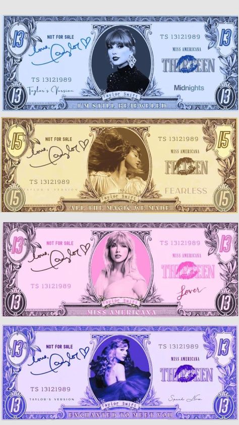 #taylorswift #money #cute #creative #fearless #midnights #speaknow #lover Swift, Taylor Swift, Poster Taylor Swift, My Money, Follow You, A Fan, Of My Life, My Life, Follow Me