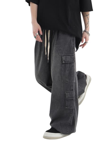 PRICES MAY VARY. Title: Mens Baggy Jeans Y2K Hip Hop Cargo Pants Harajuku Wide Leg Demin Joggers Emo Alt Streetwear Jeans. Product Type: Departments > Men > Clothing > Jeans Aesthetic Pants For Men, Baggy Clothes Streetwear, Mens Streetwear Pants, Men’s Baggy Pants, Grunge Male Fashion, Asian Streetwear Men, Baggy Clothes Men, Mens Baggy Pants, Alt Pants