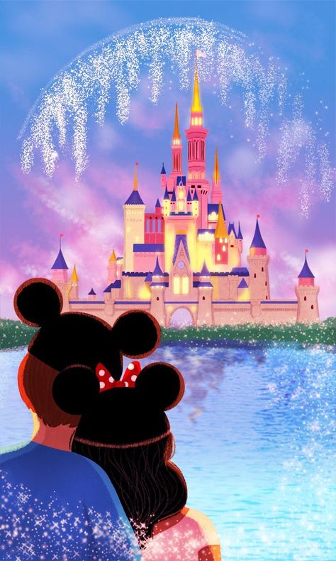 Nidhi Chanani. Soon to be at the Disneyland Wonderground Gallery! Disney Paintings, Wallpaper Disney, Disney Background, Disney Iphone, Disney Phone Wallpaper, Disneyland Park, Wallpaper Iphone Disney, Pinturas Disney, Disney Aesthetic