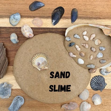 ♥️-filled Fam Fun on a Budget on Instagram: “☀️ Summertime Fun! ☀️ Sand Slime made with real sand this is our favorite slime yet! Recipe (3rd image) 1 bottle of 5oz glue (a little…” Sand Slime, Summertime Fun, On A Budget, Slime, Sugar Cookie, Glue, On Instagram, Quick Saves, Instagram