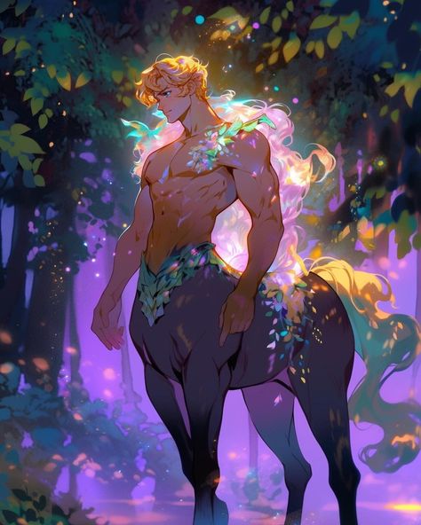 Hot Centaur Art Male, Fantasy Horse Creature, Horse Centaur Oc Male, Dnd Fairytale Characters, Centaur Male Art, D&d Centaur, Male Mythical Creatures, Centaur Dnd Character, Monster Men Art