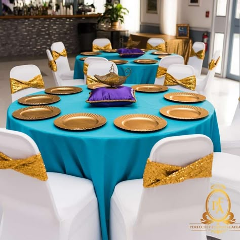 Indian Party Centerpieces, Princess Jasmine Bridal Shower Ideas, Arabian Night Quinceanera Theme, Arabian Birthday Party Ideas, Aladdin Theme Party Arabian Nights, Arabian Nights Sweet 16 Party, Aladdin Prom Theme, Aladin Party Theme, Aladdin Sweet 16 Theme