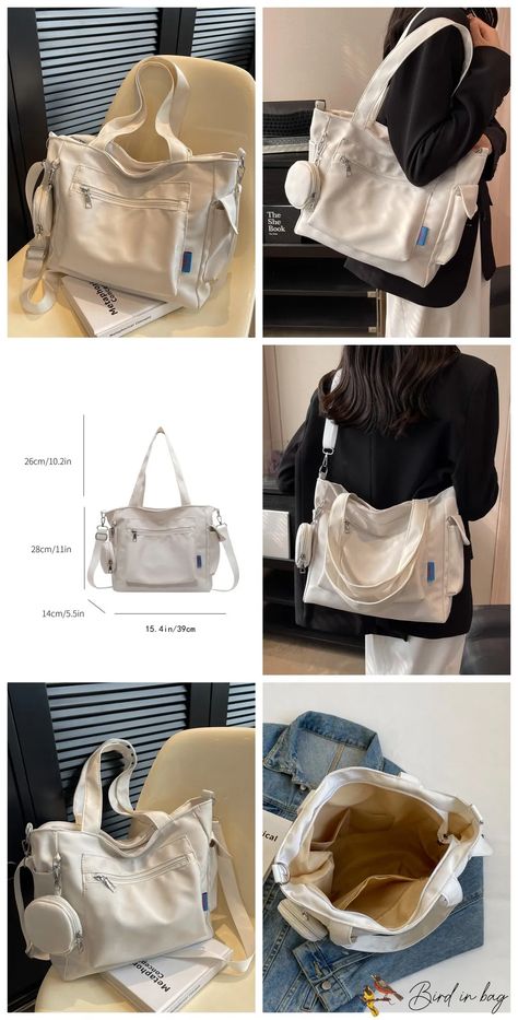 Vintage Canvas Bags, Uni Bag, Stylish School Bags, Tote Bags For School, My Style Bags, Modest Dresses Casual, Korean Casual Outfits, Bag Women Fashion, Girly Bags