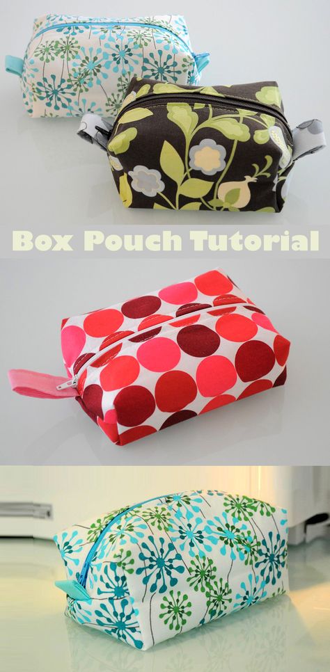 Boxy Pouch Bag Tutorial Boxed Bag Pattern, Itty Bitty Boxy Bag, Diy Box Pouch Tutorial, Sewing Box Pouch, Boxy Zipper Pouch Pattern Free, Box Bag Sewing Pattern, Boxy Pouch Tutorial, Box Bag Pattern Free, Ditty Bag Pattern Sewing