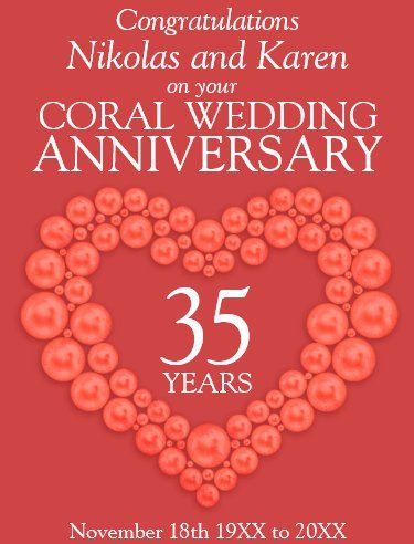 35th Anniversary Party Ideas, 35th Anniversary Ideas, Wedding Anniversary Party Themes, 35th Anniversary Gifts, Anniversary Party Themes, 35 Anniversary, 35th Wedding Anniversary Gift, 35th Wedding Anniversary, Coral Wedding