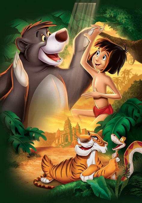 Mogli Jungle Book Wallpaper, Jungle Book Characters Drawing, Jungle Book Background, Jungle Book Drawing, The Jungle Book Art, Mogli Cartoon, Mogli Jungle Book, Mowgli Jungle Book, Baloo Jungle Book