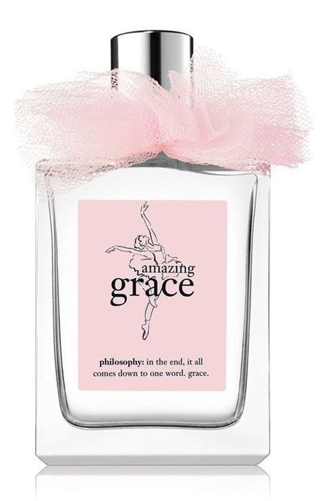 Philosophy Shower Gel, Amazing Grace Perfume, Pink Fragrance, Philosophy Amazing Grace, Perfume Bottle Design, Perfume Lover, Luxury Perfume, Perfume Brands, Amazing Grace