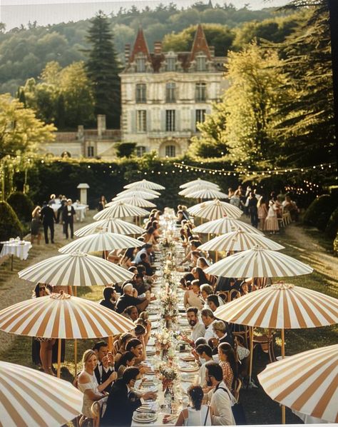 French Chateau Wedding, Dream Wedding Decorations, Instagram People, Chateau Wedding, European Wedding, Garden Party Wedding, French Chateau, Tuscany Wedding, French Wedding