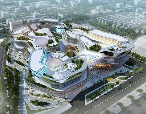 Riyadh City, Architectural Shapes, Futuristic Building, Science Park, Urban Landscape Design, King Abdullah, Mall Design, Building Concept, Modern Architects