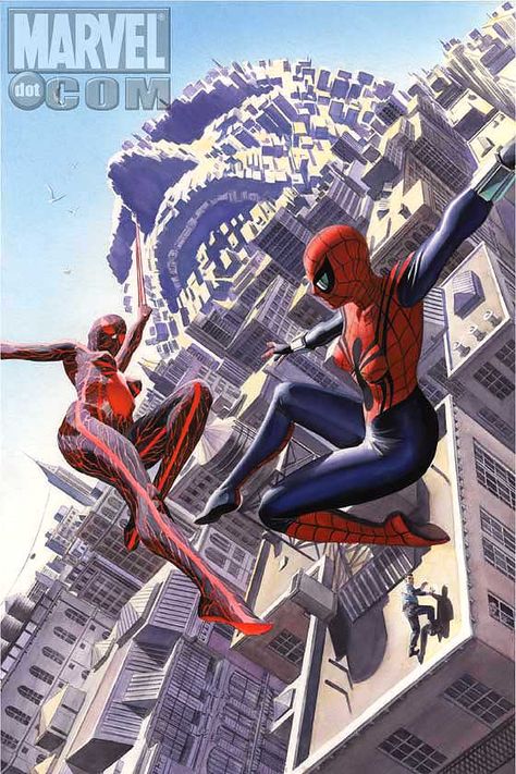 alex ross All Spiderman, Absorbing Man, Frank Cho, Ultimate Spider Man, Frank Miller, Jim Lee, Alex Ross, Spider Girl, American Comics