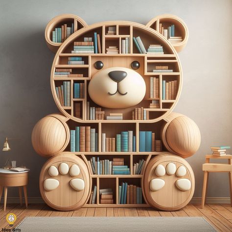 New Home Decor Ideas, Cute Bookshelves, Unique Bookcase, Living Room Wall Designs, Dream Bedroom Inspiration, Home Hall Design, Cute Furniture, Bedroom Door Design, Interior Design Images