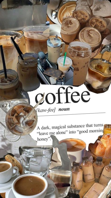 Caramel Iced Coffee Aesthetic, Iced Coffee Wallpaper Aesthetic, Aesthetic Iced Coffee Pictures, Cold Coffee Aesthetic, Coffee Aesthetic Brown, Hot Coffee Aesthetic, Ice Coffee Aesthetic, Iced Coffee Aesthetic, Good Morning Honey