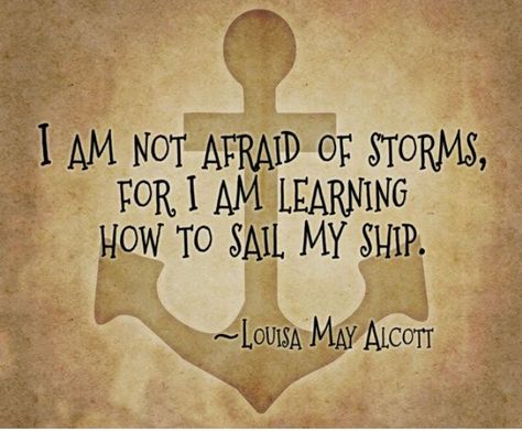 ❤️ Pirate Wall Decor, Pirate Quotes, Anchor Theme, Nautical Quotes, Nautical Classroom, I Am Not Afraid Of Storms, Pirates Life, Pirate Life, Nautical Anchor