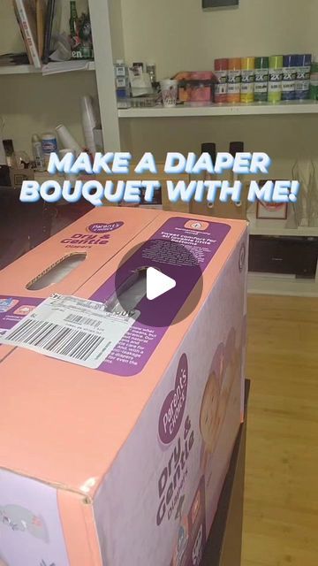 Shante Johnson on Instagram: "MAKE A DIAPER BOUQUET WITH ME !!!😊💙💛🫶🏾 DM FOR ORDER INQUIRIES!📩😊" Pampers Gift Ideas, How To Make A Diaper Bouquet, Easy Diaper Cake Ideas, Diaper Bouquet For Baby Girl, Baby Boy Diaper Cake Ideas Diy, Baby Diaper Bouquet, Diaper Gifts For Baby Showers, Diaper Bouquet For Baby Boy, Baby Shower Bouquet Ideas