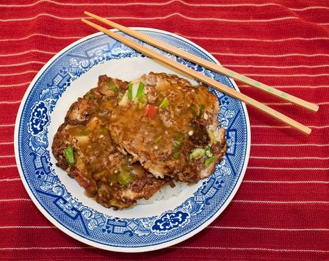 Asian Classic – Egg Fu Yung | 12 Tomatoes Foo Yung Recipe, Egg Fu Yung, Egg Foo Yung, 12 Tomatoes, Chinese Dishes, Chinese Cooking, Asian Cooking, Asian Dishes, Healthy Chicken