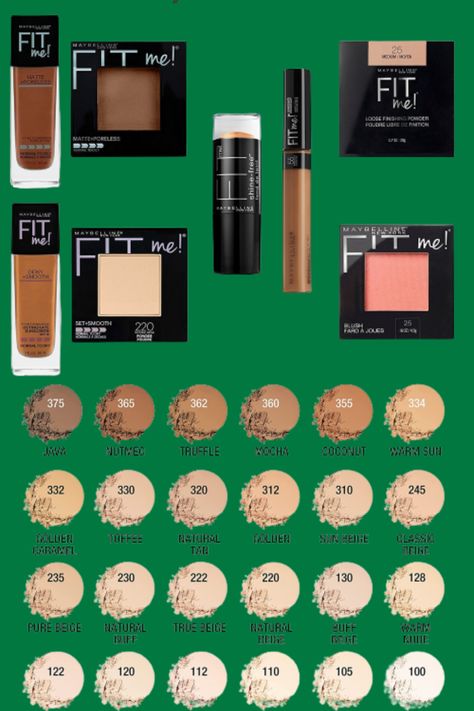 Fit Me Face Powder, Fit Me Powder Shades, Inspi Makeup, Face Powder Makeup, Fit Me Powder, Powder Translucent, Fit Me Matte And Poreless, Makeup Setting Powder, Best Concealer