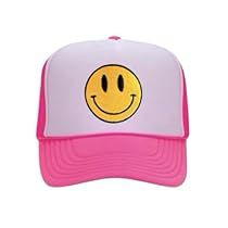 Preppy Christmas List, Yellow Emoji, Preppy Christmas, Embroidered Baseball, Embroidered Baseball Caps, Smile Face, Baseball Caps, Snapback Hat, Snapback Hats