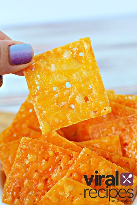 Homemade Cheez-Its are a Viral TikTok Sensation! | Salty Side Dish Recipes Trending Snacks, Cheez It Recipe, Cheez Its, Homemade Cheez Its, Salty Side Dish, Cheese Cracker Recipe, Strawberry Angel Food Cake, Homemade Cheese Crackers, Recipe Tiktok