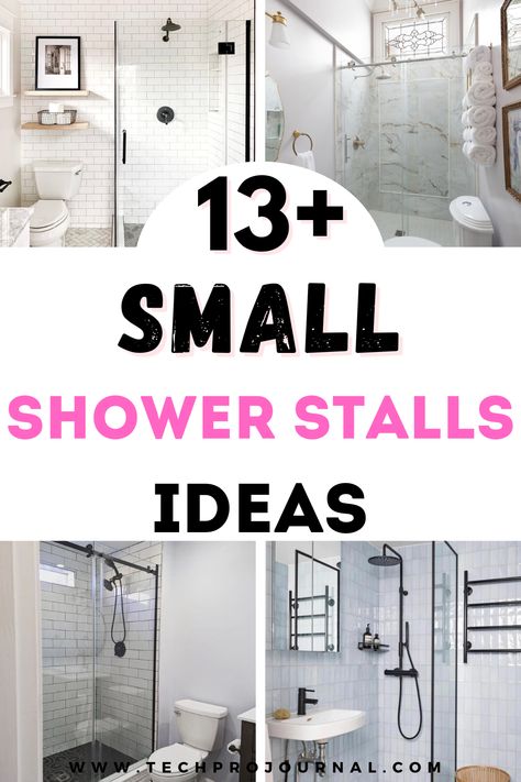 Check out the best small shower stalls ideas that will fit perfectly in any bathroom. If you're working with limited space, you’ll love how these designs maximize functionality while staying stylish. From frameless glass to bold tile patterns, these small shower stalls ideas are perfect for transforming even the tiniest shower into a standout feature. Stalls Ideas, Bathroom Section, Shower Tile Patterns, Small Shower Stalls, Ideas For Small Bathroom, Corner Shower Stalls, Large Shower Tile, Half Wall Shower, Diy Tile Shower