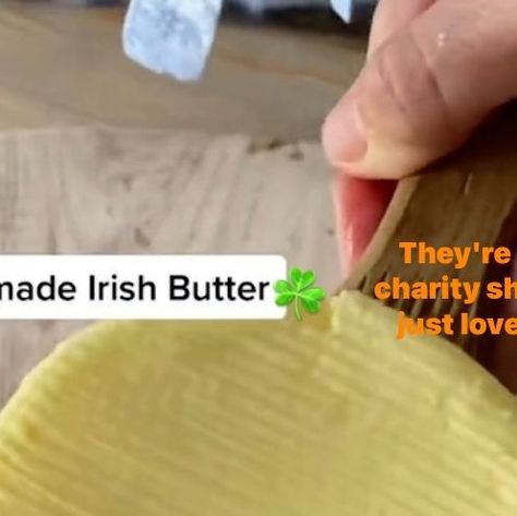 Irish Daily on Instagram: "How to make home made “Irish Butter”😍💚☘️ #irish Tag someone who would love this😋 #irishbutter . 📸👉 @cheriedenhamcooks 👏☘️😊 #irish_daily #reelsofinstagram #recipe #instacook #food" Homemade Irish Butter, Irish Butter Recipe, Homemade Staples, How To Make Home, Ideas Cocina, Irish Butter, Butter Recipe, Food Prep, Special Recipes