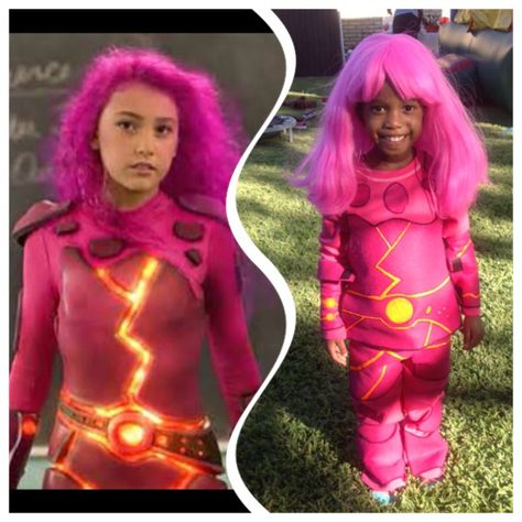 Lava Girl Costume #HandMadeByMe Natal, Shark Boy And Lava Girl Costumes Couple, Lava Girl Costume, Shark Boy And Lava Girl, Ice Princess Costume, Lava Girl, Shark Boy, Black Halloween Dress, Shark Girl