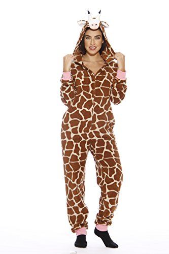 $29.99 >>> Find out more about the great product at the image link. (This is an affiliate link) Sloth Onesie, Adult Onesie Pajamas, Animal Onesie, Adult Pajamas, One Piece Clothing, Onesie Pajamas, One Piece Pajamas, Giraffe Print, Print Pajamas