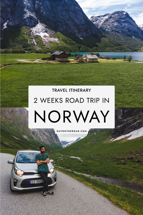 Are you planning a trip to Norway? This Norway road trip itinerary is for those who want to experience Norway in the best way! This Norway itinerary offers a comprehensive two-week road trip. With 2 weeks in Norway, you can see the best places to visit in Norway and Norway fjords. If you like nature and beautiful scenery you must put Norway on your bucket list! Norway travel | Norway trip | Norway itinerary | Norway road trip | Norway bucket list Lofoten, Nature, Camping In Norway, Norway Travel Photography, Norway Roadtrip Route, Norway Road Trip, Norway Road Trip Itinerary, Norway Campervan Trip, Scandinavian Road Trip