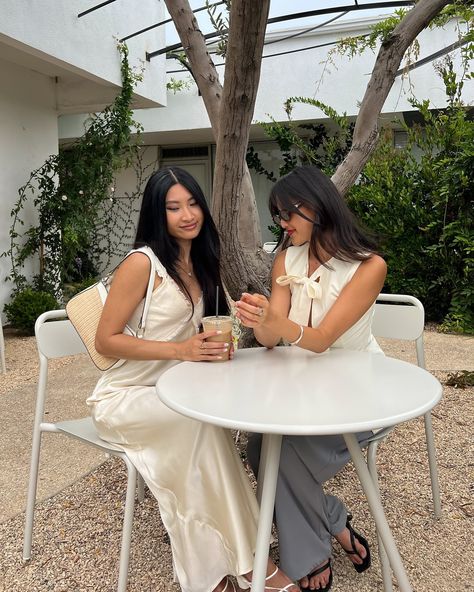 “let’s grab coffee” is music to my ears ☕️ dress is pr from @dissh . . . #summeroutfit #coffeeshop #coffeeshopaesthetic #aestheticcafe #summerdress #maxidress #chicstyle outfit ideas, coffee shop outfit, summer fashion, silk dress, classy outfit, minimal style, neutral fashion Coffee Shop Outfit Summer, Coffee Shop Outfit, Music To My Ears, Outfit Minimal, Coffee Outfit, Coffee Shop Aesthetic, Dress Classy, Neutral Fashion, Minimal Style