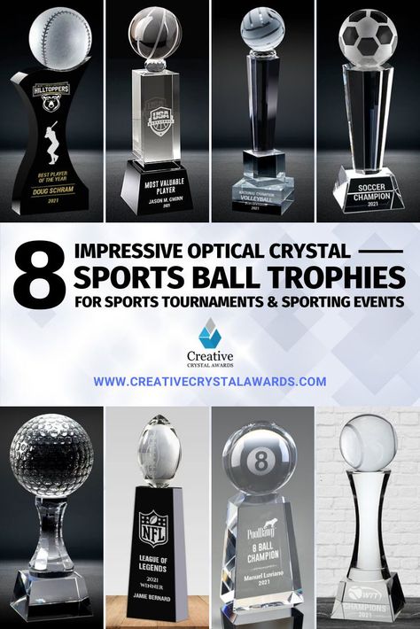 Personalized crystal sports ball trophies engraved crystal sports ball awards custom sports trophies sports tournament trophies glass sports tournament awards Sports Trophy, Sports Trophies, Football Awards, Crystal Awards, Sports Center, Trophy Design, Sports Awards, Awards Trophy, Sports Balls