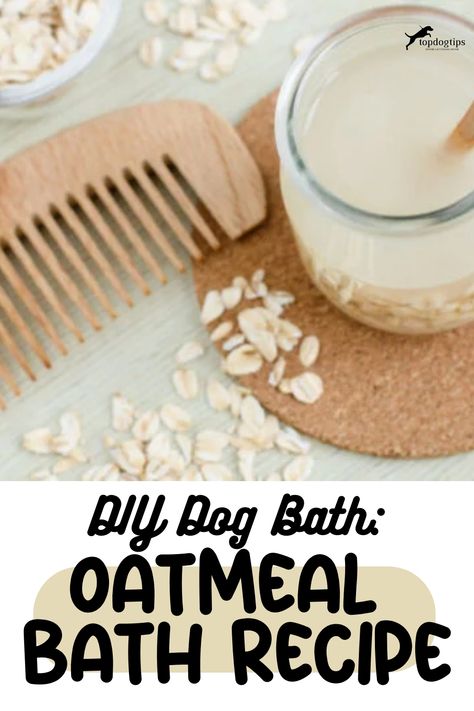 DIY Dog Bath: Oatmeal Bath Recipe Dog Oatmeal Bath Diy, Homemade Oatmeal Bath For Dogs, Oat Bath For Dogs, Diy Oatmeal Bath For Dogs, Diy Dog Spa Day, Oatmeal Bath Recipe, Snowball Food, Diy Dog Bath, Oatmeal Bath For Dogs