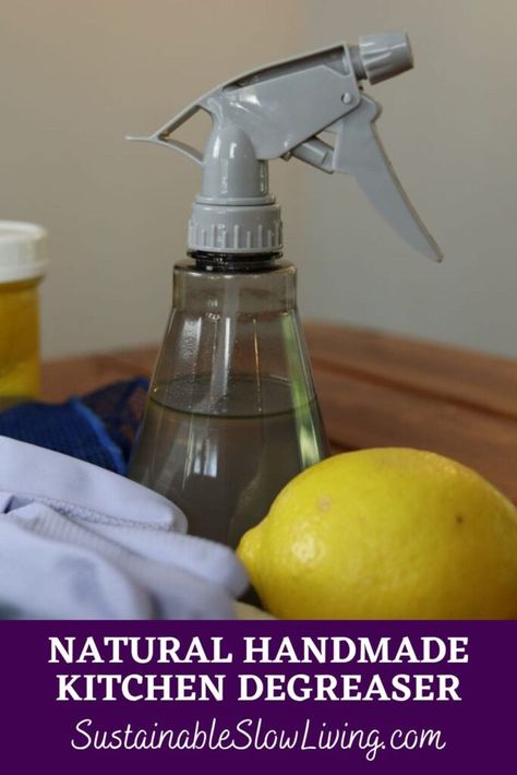 Kitchen Degreaser, Natural Cleaning Products Diy, Chemical Free Living, Clean Mama, Chemical Free Cleaning, Homemade Cleaning Solutions, Kitchen Cleaner, Handmade Kitchen, Homemade Cleaning Products