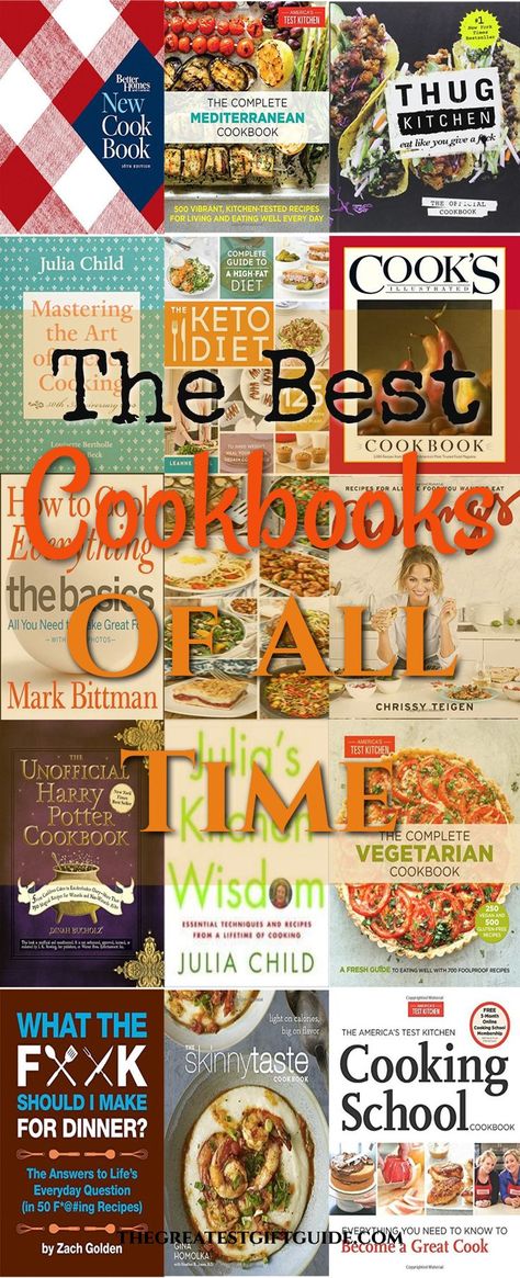 The best cookbooks of all time. No secret cookbooks make great gifts. The best cookbooks for beginners, the cookbooks everyone should have and unique cookbooks. Unique Cookbooks, Best Cookbooks For Beginners, Vegan Mediterranean, Mediterranean Cookbook, Kitchen New York, Vegetarian Cookbook, Best Cookbooks, The Greatest Gift, Recipe Books