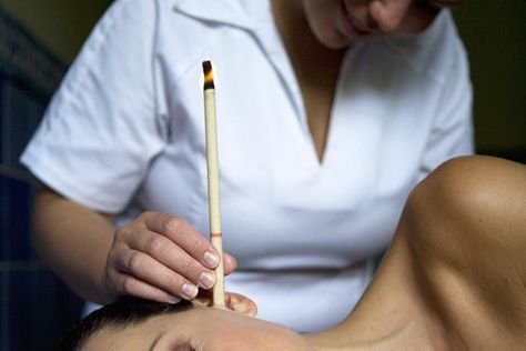 Ear candling is an alternative practice thought to remove earwax. What's involved in ear candling? Does it work? Are there any safety concerns? Natural Ear Wax Removal, Candle Ear Wax Removal, Ear Coning, Earwax Candle, Ear Wax Candle, Ear Candles, Wax Cleaning, Ear Wax Buildup, Dry Skin Routine