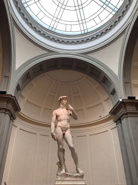 Michelangelo Artwork, Michelangelo Statue, The David Statue, European Museum, Uffizi Gallery Florence, David Statue, European Travel Destinations, Famous Painters, Museum Aesthetic