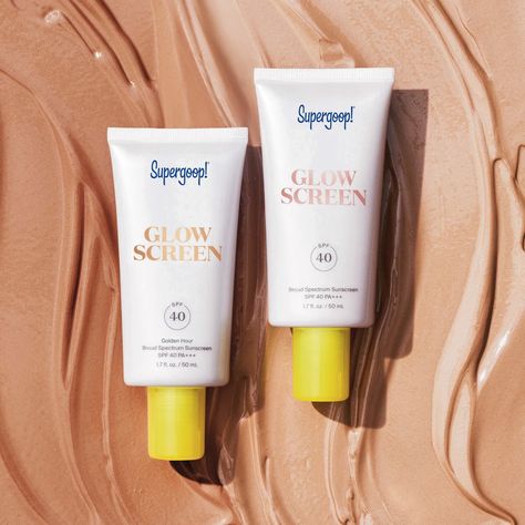 I Tried the New Supergoop Glowscreen in Golden Hour for Dewy and Protected Skin | Allure Exclusive | Allure Glowscreen Supergoop, Supergoop Glowscreen, Random Wishlist, Instant Age Rewind Concealer, Safe Tanning, Tinted Sunscreen, Peach And Lily, Everyday Makeup Routine, Broad Spectrum Sunscreen