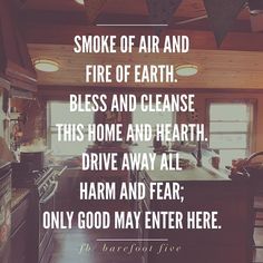 House Cleansing Ritual, Spring Cleaning Quotes, Smudging Prayer, House Cleansing, Cleaning Quotes, Quotes Home, Sage Smudging, Spiritual Cleansing, Home Quotes And Sayings