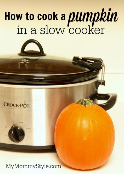 how to cook a pumpkin in a slow cooker Making Pumpkin Puree, Home Made Sauces, Fast Crockpot Meals, Pumpkin Crockpot, Cooking Pumpkin, Slow Cooker Pumpkin, Homemade Pumpkin Puree, Crockpot Recipes Beef, Pumpkin Butter