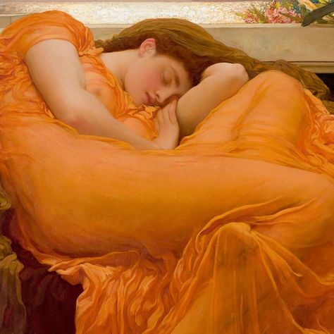 Detail of Flaming June, 1895, by Frederic Leighton 🇬🇧 (1830-1896) #paintings #painter #watercolour #painting #canvas #oilpainting #paintingsdaily #acrylicpainting #painters #art #arte #artistsoninstagram #classic #culture #artists #masterpiece #artlovers #artoftheday #dailyart #fineart #art_spotlight #arthistory #historyofart #artpage #classicalart #arthistorian #arthistorynerd #arthistorystuden June Wallpaper, Frederic Leighton, Flaming June, Greece Women, Student Posters, Sleeping Women, History Painting, Ancient Sculpture, European Art